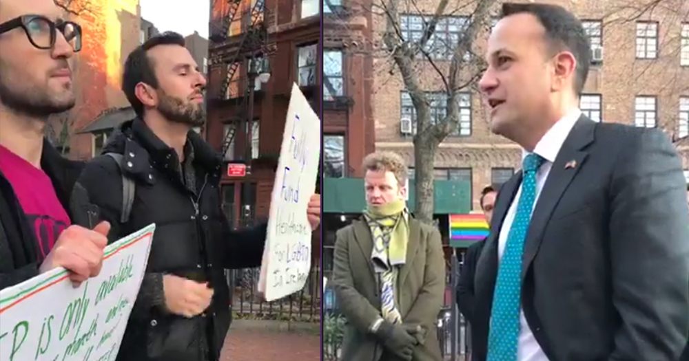 ACT UP New York and Varadkar meet at Stonewall