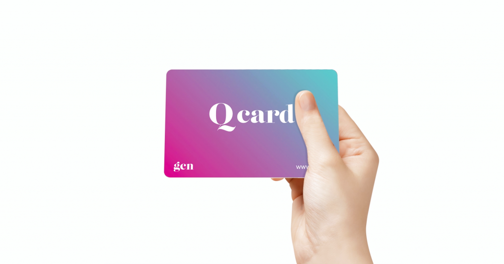 A hand holding GCN's Q Card