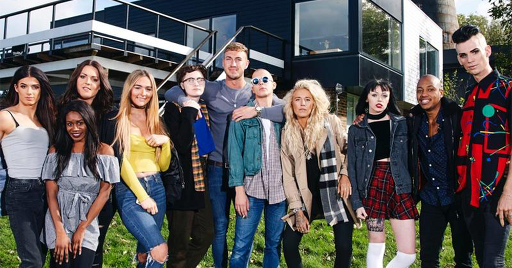 The line-up of 11 young people who appear in Genderquake
