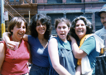 Ruth Berman and Connie Kurtz with their daughters, n.d.