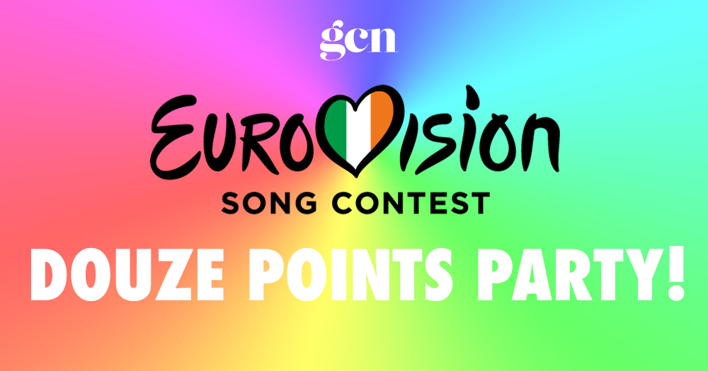 Poster for GCN's Eurovison Douze Points Party