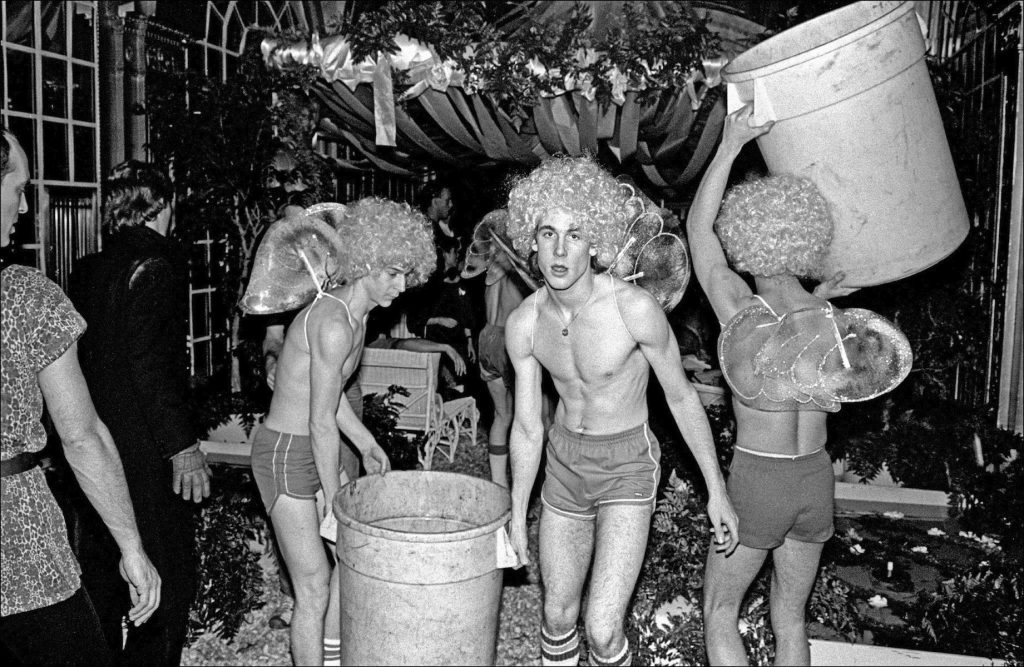 Performers at Studio 54. Photographer: Allan Tannebaum