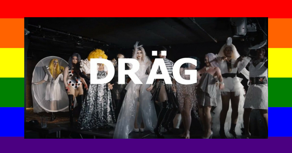 Drag queen serving their best IKEA drag looks