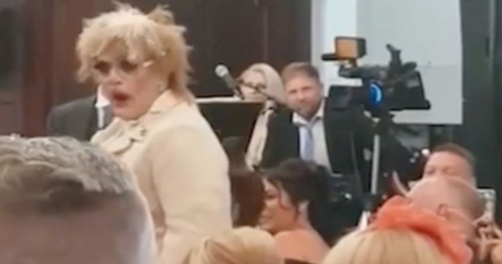 Drag Queen Objects To Wedding With Lip-Sync