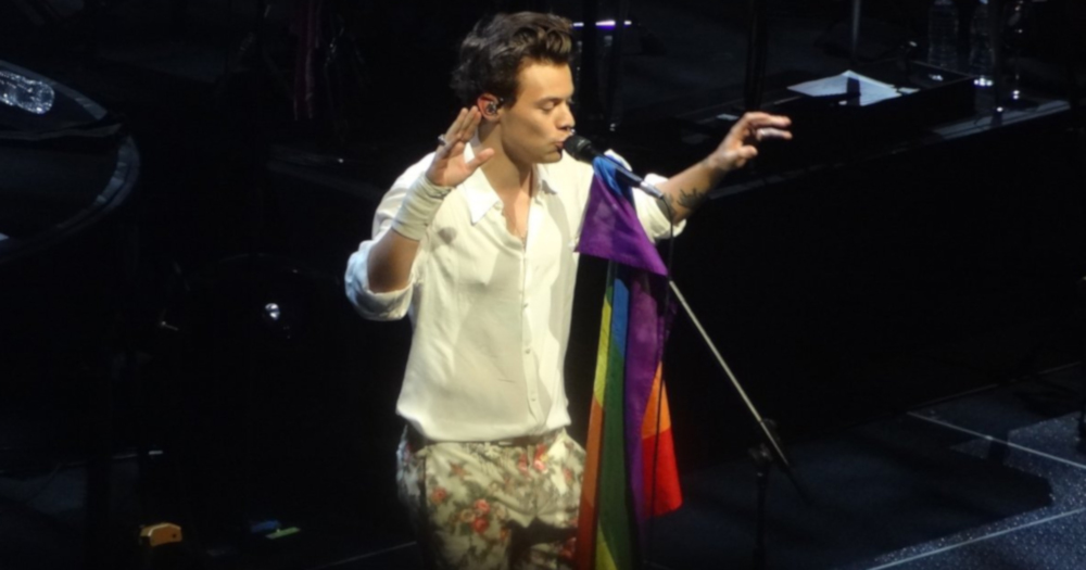 Harry Styles asks "We're All A Little Gay, Aren't We?"