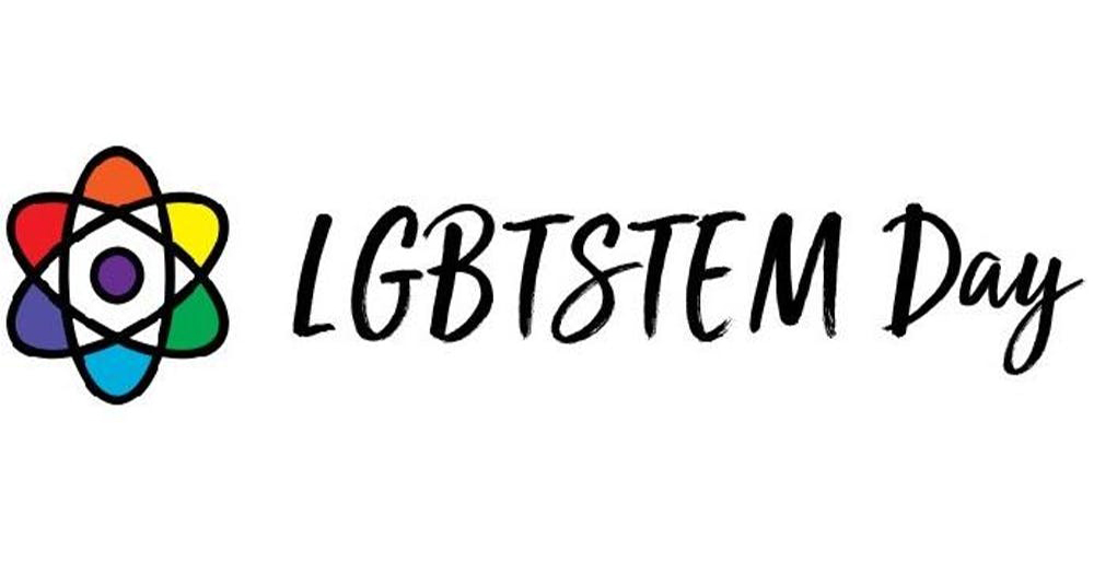 The logo for LGBT STEM Day