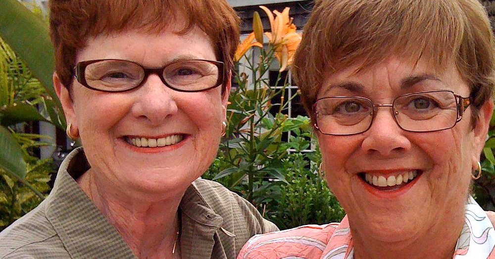 lesbian retirement married Lesbian couple Mary Walsh and Bev Nance
