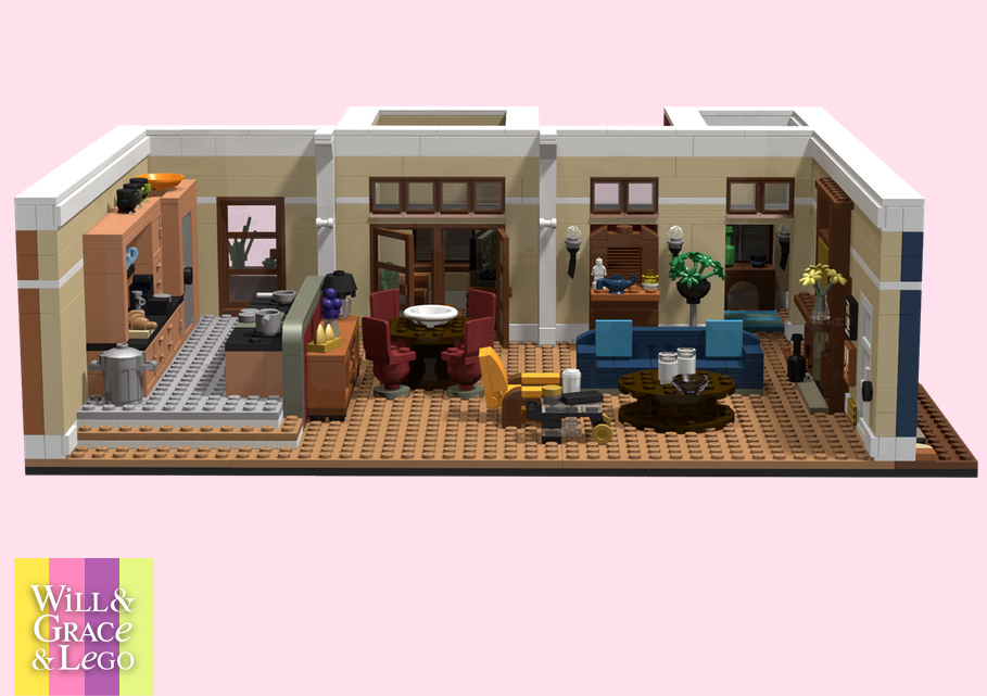 concept photo of Will & Grace LEGO set