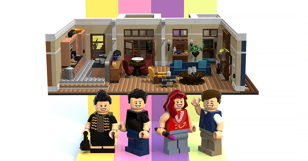 concept photo of Will & Grace LEGO set