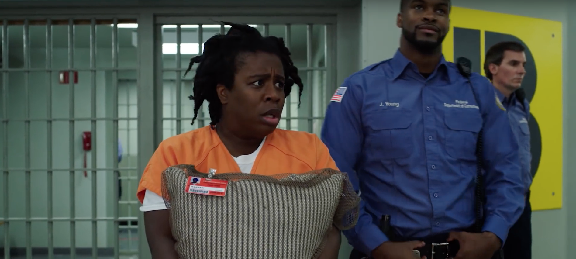 Suzanne 'Crazy Eyes' enters the new maximum prison
