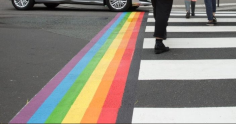 Rainbow Crosswalks Homophobic Vandalism