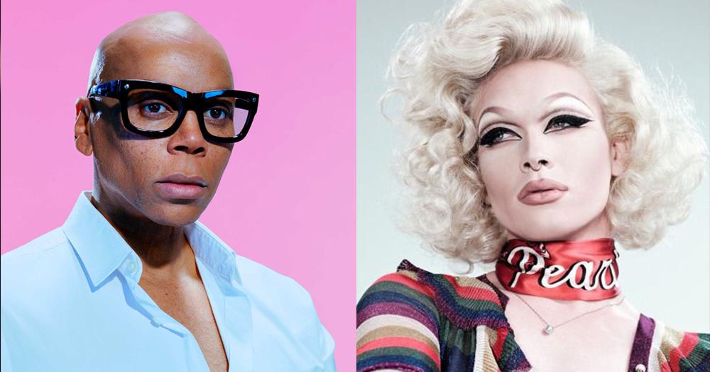 RuPaul and Pearl pictured