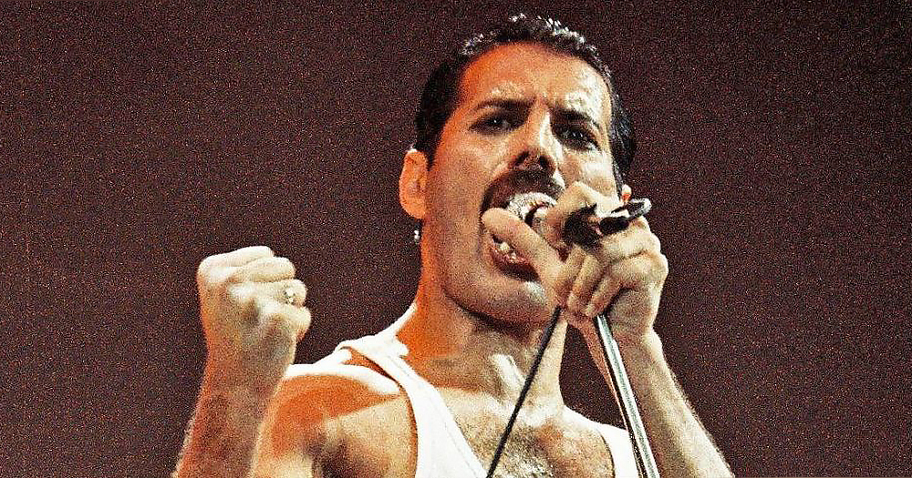 Act up london protesting ommision of Freddie Mercury AIDS Status in new film