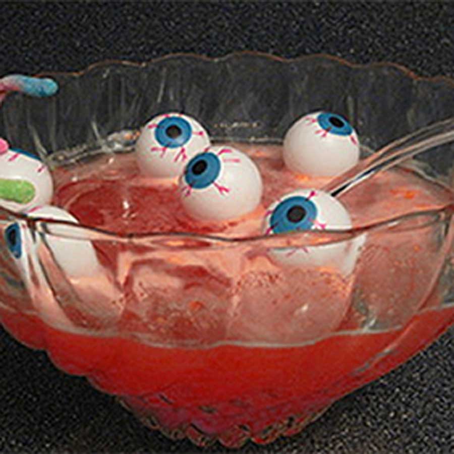Eyeballs in a punch bowl