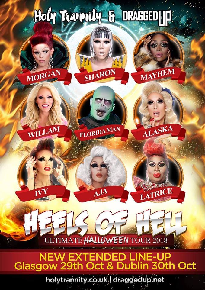 heels of hell tour poster