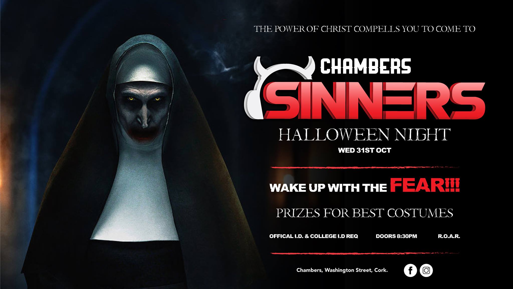 sinners night at Chambers in Cork