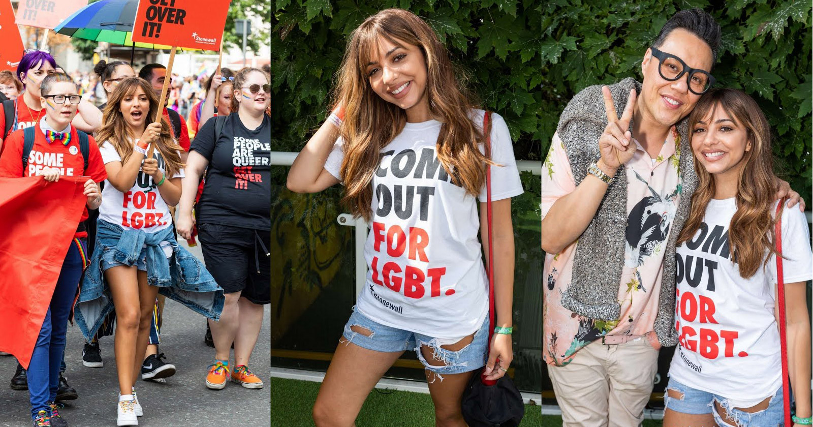 Jade Thirwall at Pride with Stonewall