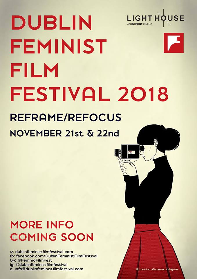 Dublin feminist film festival poster for 2018