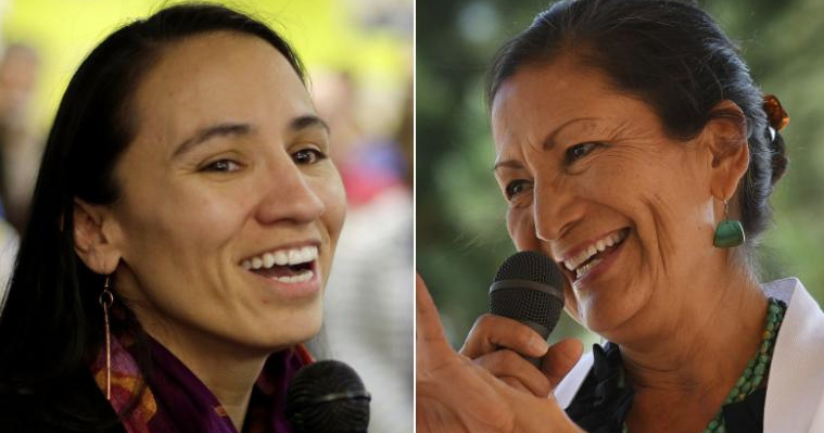 Sharice Davids and Deb Haaland made history as the first Native American women elected to Congress.