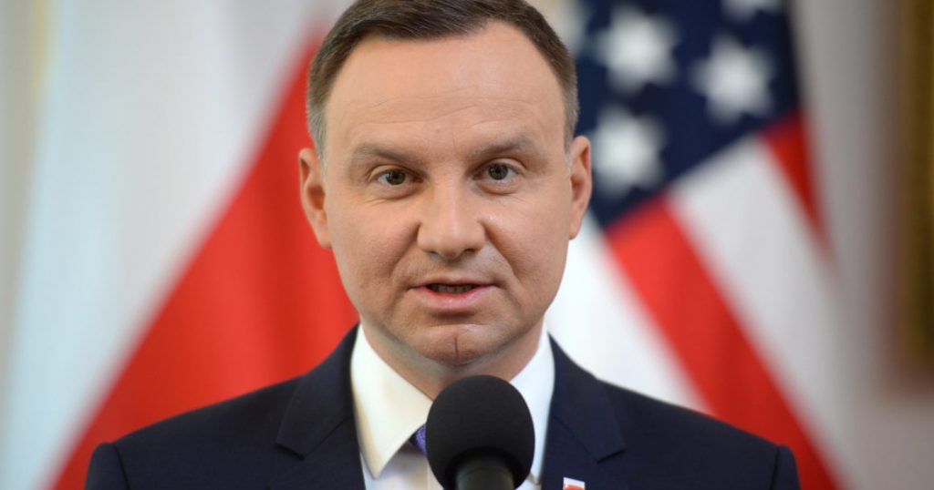 Image of Polish president Andrzej Duda