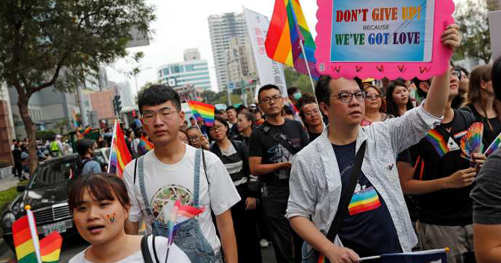 LGBT community march in Taiwan