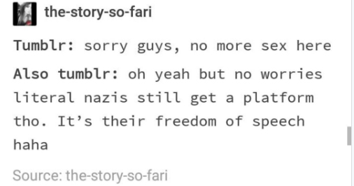 A post from Tumblr addressing the ban on adult content.