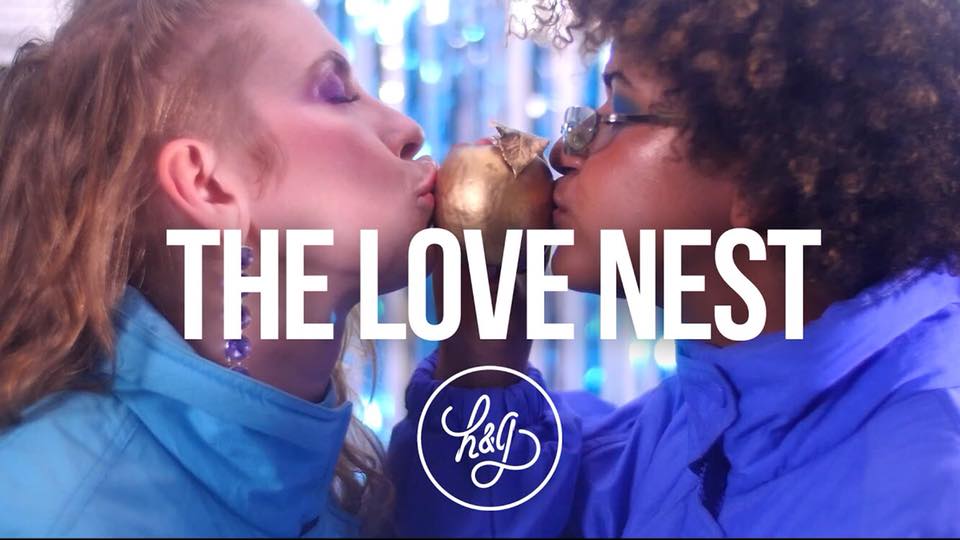 love nest poster for Valentine's Day Event