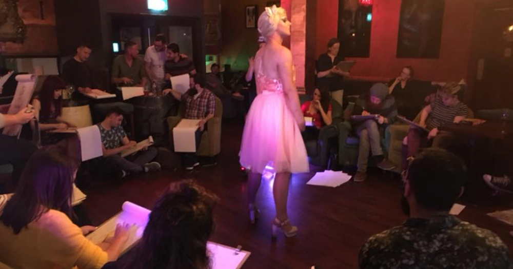 Drag and Draw - one of the queer events Valentine's Day Events on