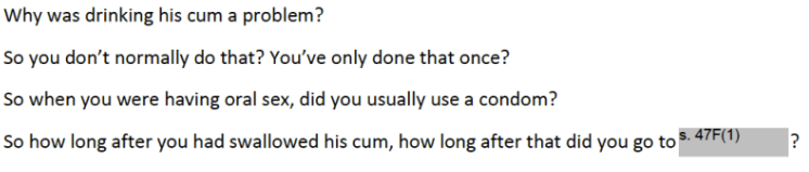 Questions that gay asylum seekers were asked by immigrations officers in Australia in 2012