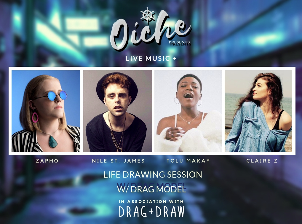 Drag and Draw event poster