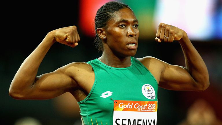 Olympic gold medalist Caster Semenya