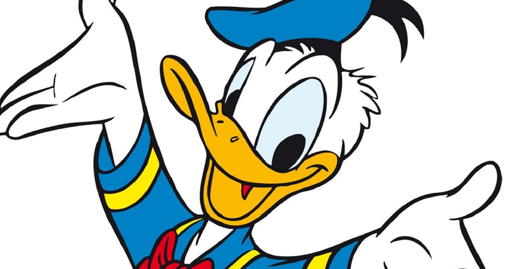 Illustration of Donald Duck, who's comic has been influenced by Young Social Justice Activist