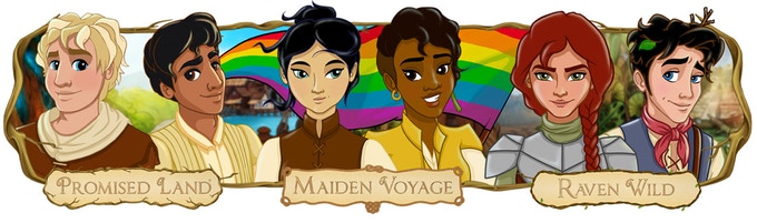 Books part of the 'Promise Land' storybook series