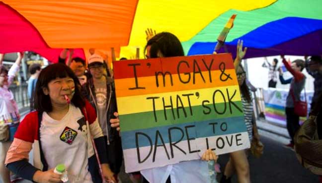 China protest against conversion therapy