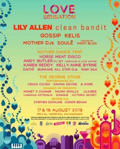 Love Sensation lineup poster