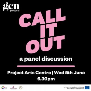 Poster for the upcoming event Call It Out A Queer Perspective