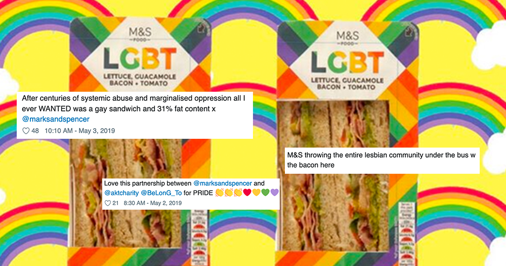 M&S Underfire For 'Equating LGBT+ Community To A Sandwich'