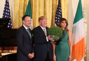 Trump with Varadkar in US