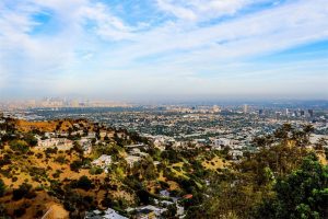 view of LA from Rupaul home