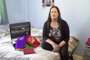 transgender catholic priest Alisha Cacace and her priest paraphernalia