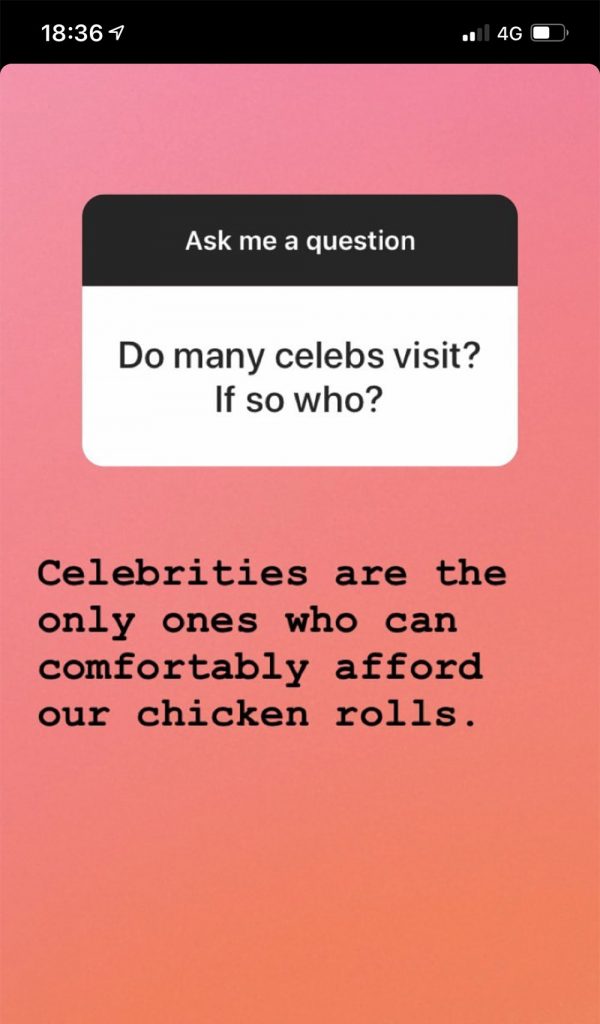 A screen-grab from Gay Spar Instagram