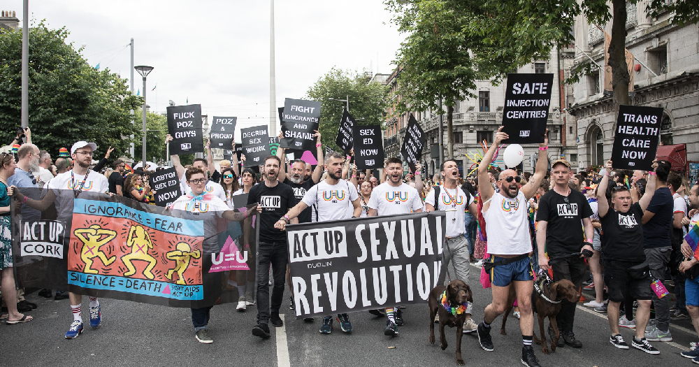 ACT UP Dublin at Dublin Pride Parade