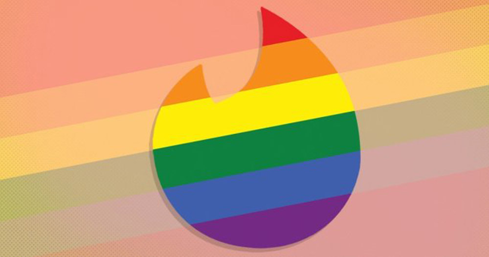 LGBT+ Tinder logo