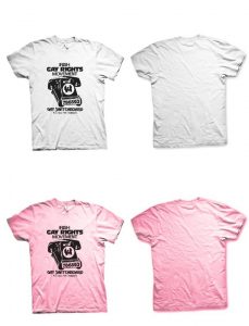 An Irish Gay Rights Movement t-shirt