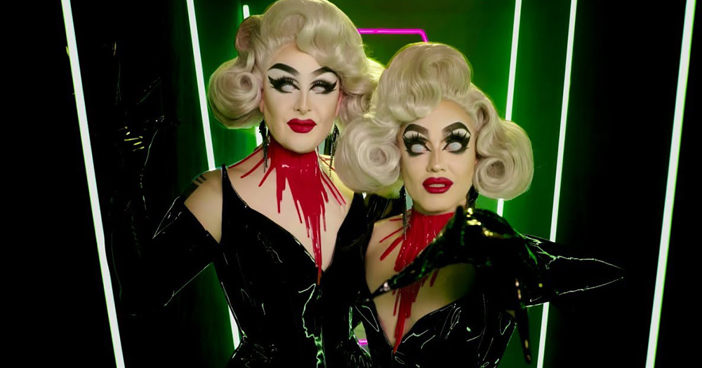 Boulet Brothers in promotional poster for Boulet Brothers Dragula season 3