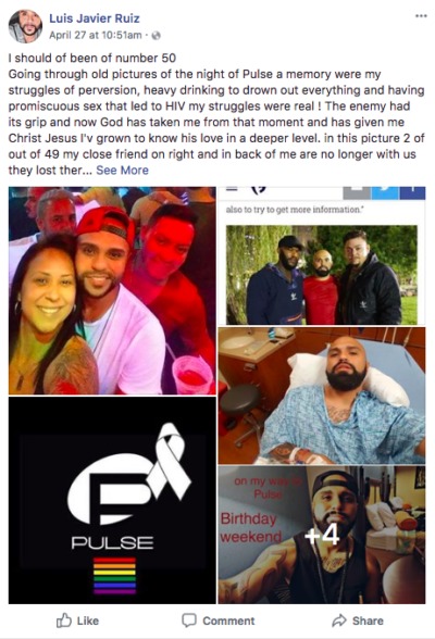 Luiz Javier Ruiz expresses how he is "ex-gay"