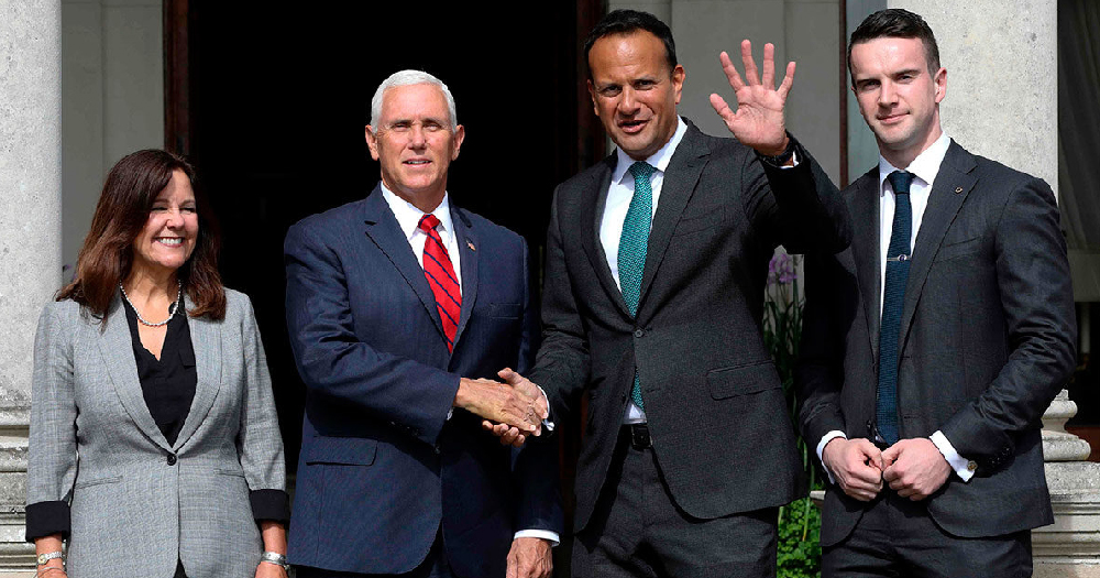 Mike Pence meets Leo