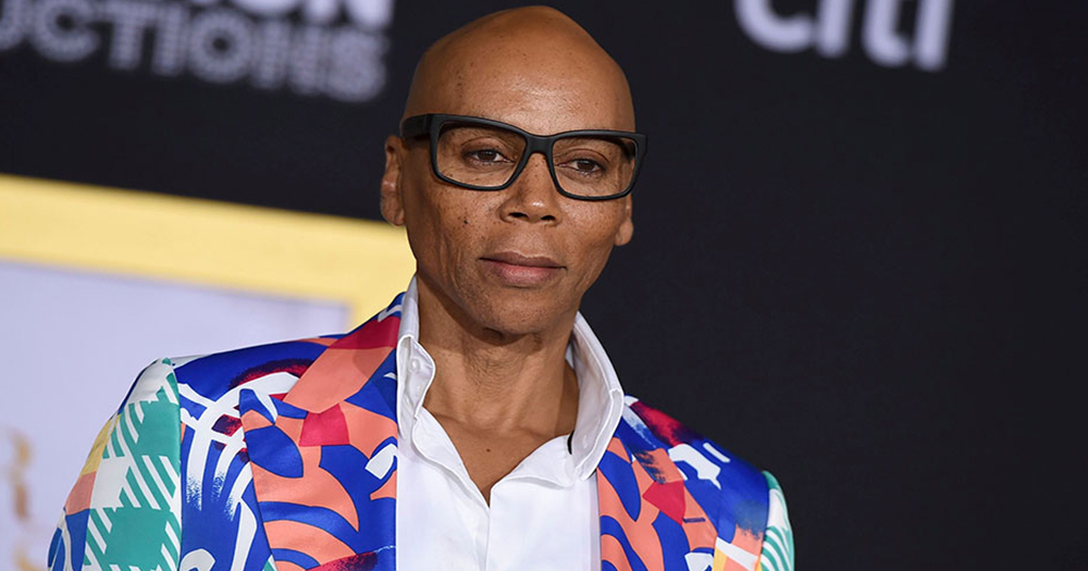 RuPaul out of drag at an event