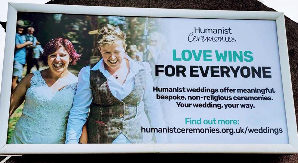 First Same-sex Marriage Billboards Unveiled In Northern Ireland • GCN