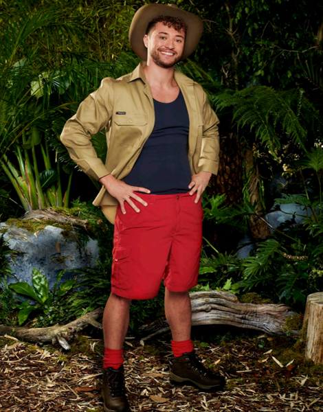 Myles Stephenson appearing on ITV’s “I’m A Celebrity... Get Me Out Of Here!”